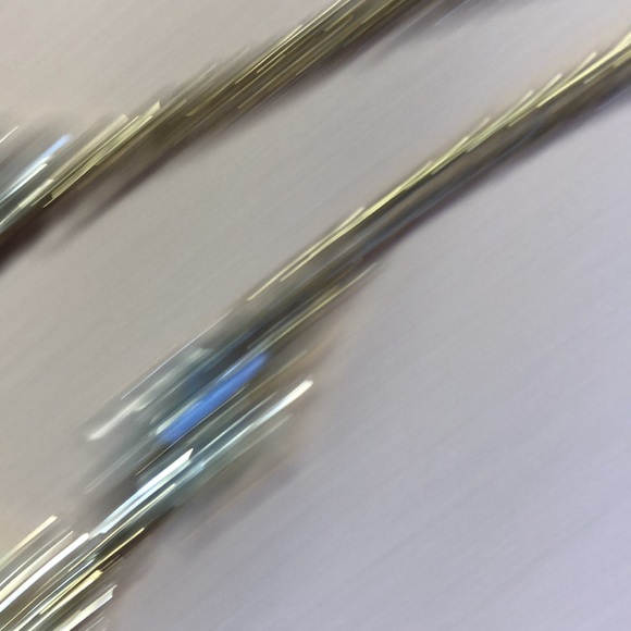 Ice Blue, Ivory and Gold Necklace - Picture 5 of 6